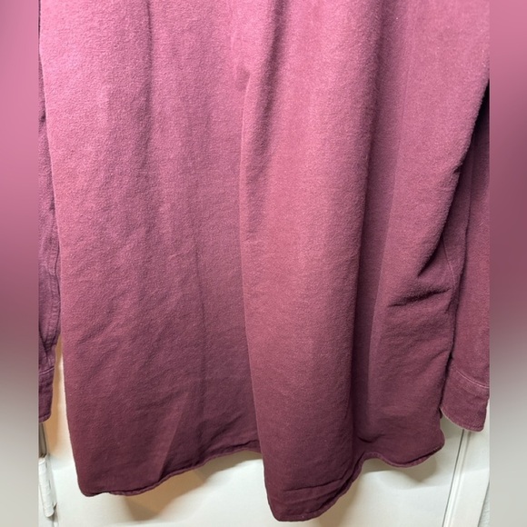 L.L. Bean Maroon 100% Cotton Traditional Fit Button Front Flannel Size XXL-Tall - Picture 11 of 15